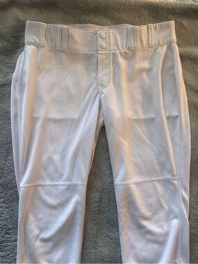 Champro Size XL White Softball Baseball Pants Reinforced Knee Double Snap